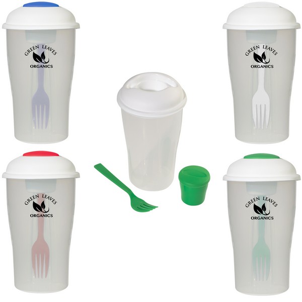 HH2155 3 PIECE Salad Shaker Set With Custom Imprint